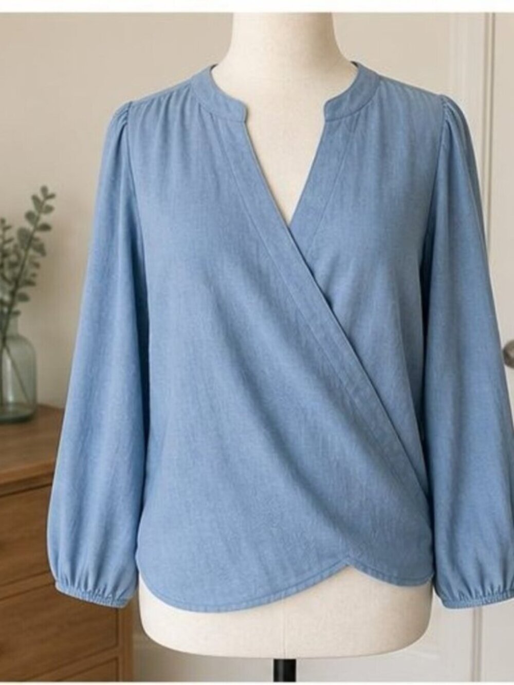 Blue Tunic Blouse